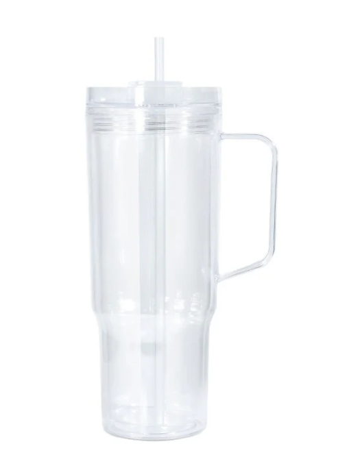 40oz Snow Globe Acrylic Tumbler